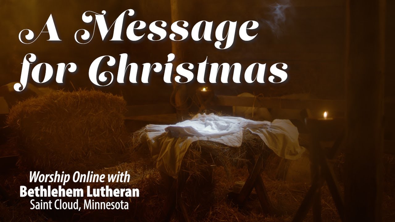 2024 Online Christmas Message - YouTube
