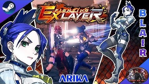 FIGHTING EX LAYER BLAIR Arcade Mode Completion 1 / 2  (First Time Playing)