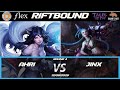 Ahri VS Jinx   [Riftbound Gameplay Round 4]