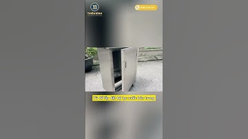 Tủ máy lọc nước inox chất liệu inox 304 cao cấp, chống hoen gỉ và ăn mòn hiệu quả.