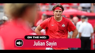 Ohio State's Julian Sayin on record-setting performance vs. Grambling, needing to still improve