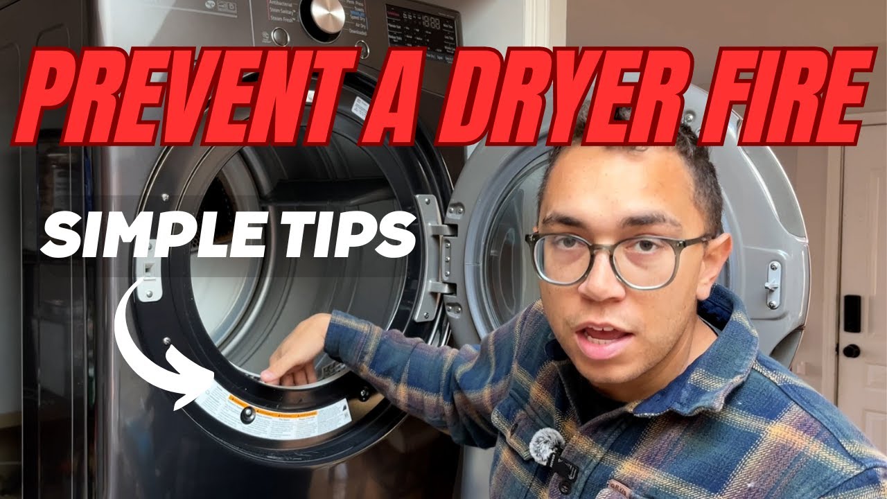 Clean your DRYER to prevent a FIRE! SIMPLE tips & TRICKS - YouTube