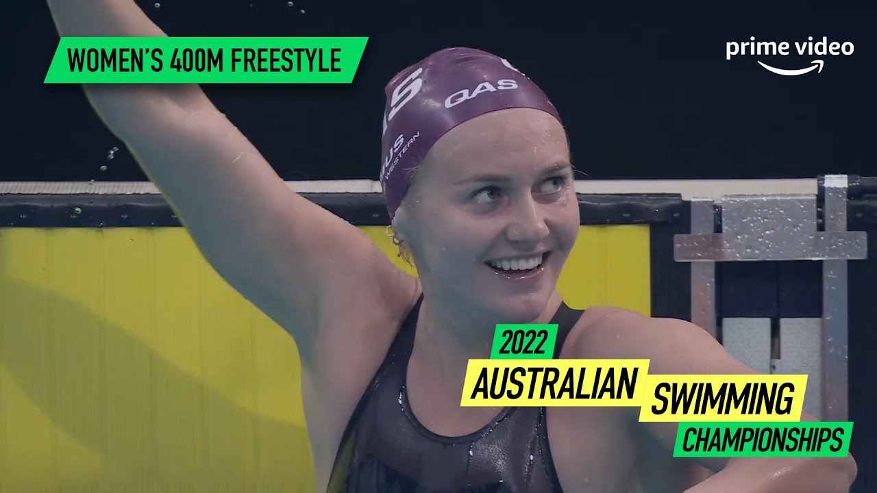 New World Record Womens 400m Freestyle Ariarne Titmus 2022 Australian Swimming Championships