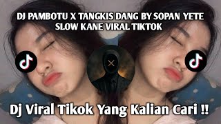 DJ PAMBOTU X TANGKIS DANG BY SOPAN YETE SLOW KANE VIRAL TIKTOK 