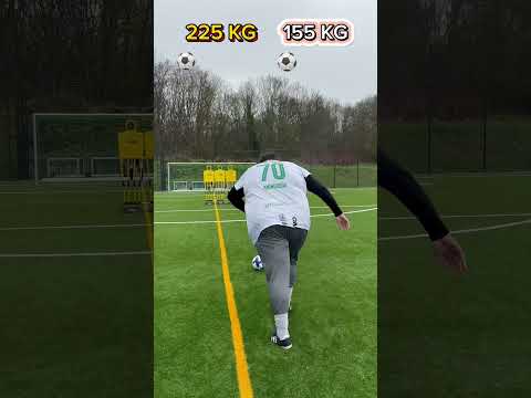 225KG vs 150 KG Freekick Challenge! ⚽️