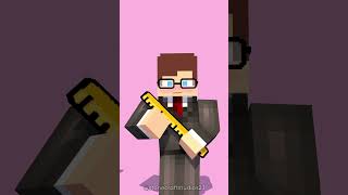 4 Friends (School Outfit)🏫💃🧑🎓 -Minecraft Short Animation #trending #shorts