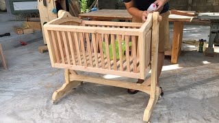 The best cradles for your babies // How to make a solid and safe cradle from old wooden pallets