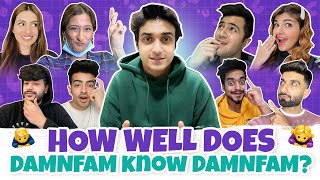I played a DamnFam Quiz 🤔🧩 ft. DAMNFAM | Tanzeel Khan