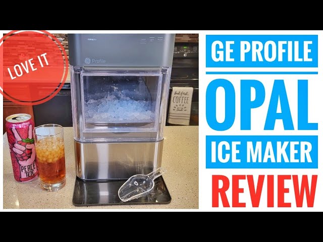 HOW TO DESCALE With Vinegar GE Profile 2.0 Opal Nugget Ice Maker Cleaning  Mode 