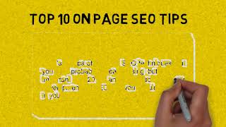Top 10 on page SEO Tips 2017