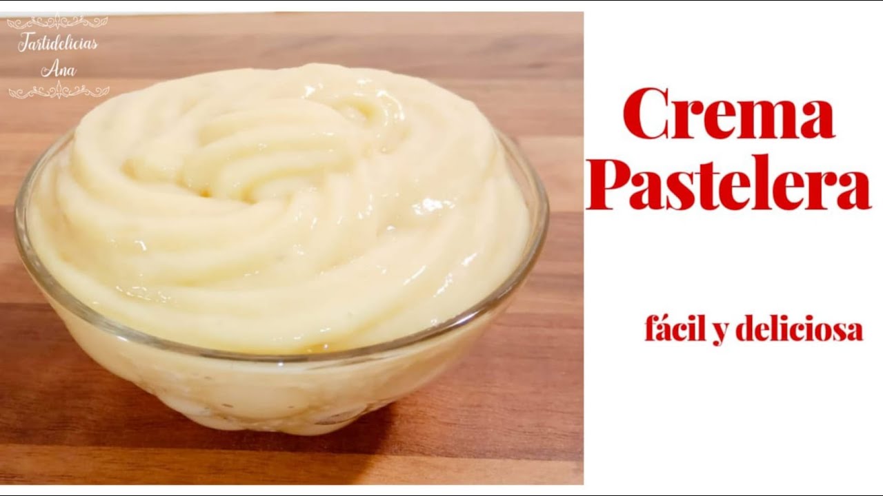 CREMA PASTELERA Clásica, fácil y deliciosa. Sin Grumos y CON TRUCO para conservar las claras.