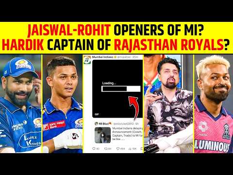 JAISWAL-ROHIT MI MEIN OPENING KARENGE? HARDIK RAJASTHAN ROYALS KE CAPTAIN? #yashasvijaiswal #hardik