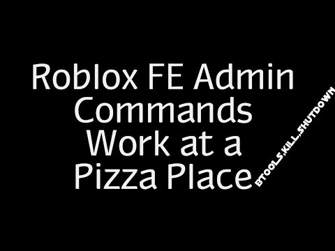 Roblox Exploiting With Rc7 Work At A Pizza Place Fe Admin