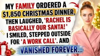 MY FAMILY ORDERED THE MOST EXPENSIVE DISHES AT CHRISTMAS DINNER, THEN TOASTED ME AS THEIR ATM. UN...