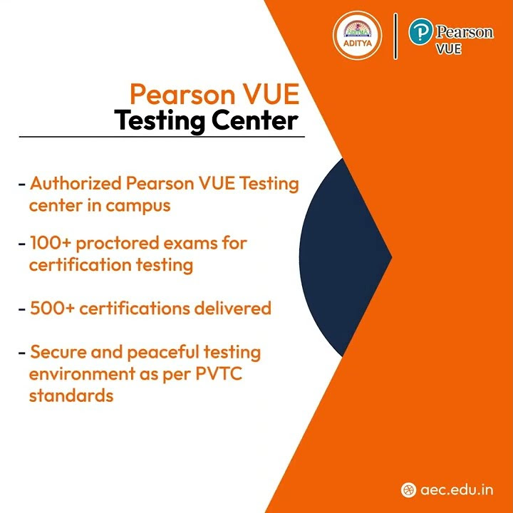 Pearson Vue Testing Center | Aditya Engineering Colleges - YouTube