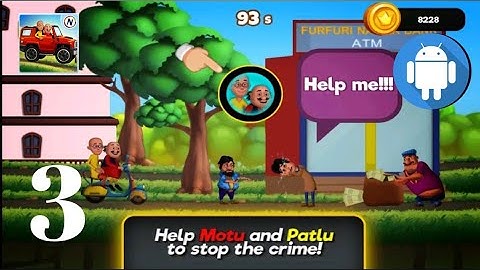 Motu Patlu Speed Racing _Mobile Gameplay Walkrough Part 3 Level 4 (Android, Ios)