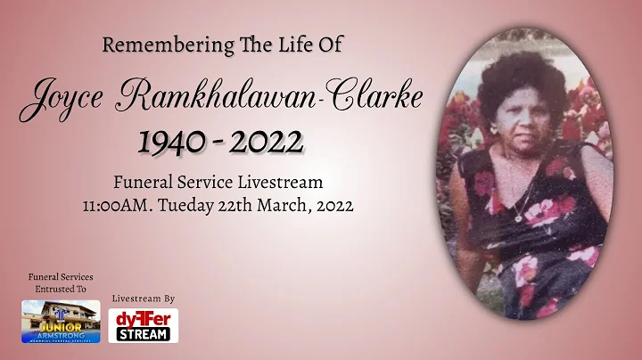 Joyce Ramkhalawan - Clarke Funeral Service