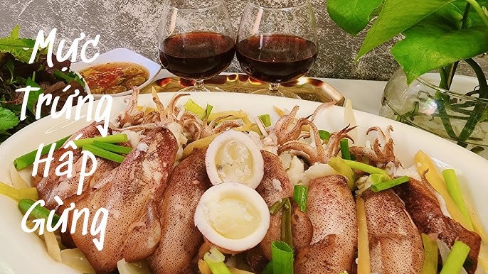 4. Cách Làm Món Mực Hấp Rượu Vang