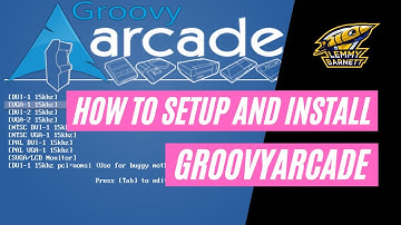 How To Install and Setup GroovyArcade on an Arcade Cabinet CRT