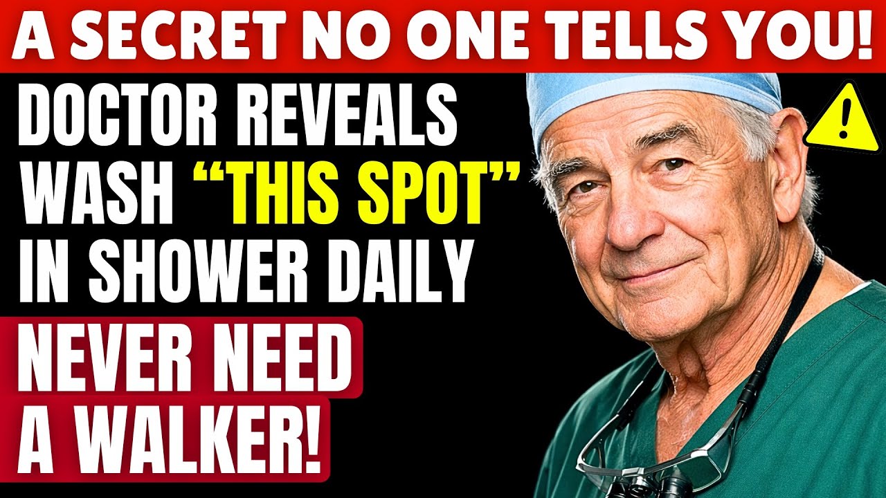 Scrub Your Body This Way: 85% of Diseases Disappear | Walk to 100| Senior Health Tips