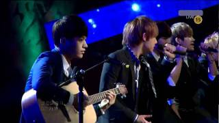 110521 Infinite - Can U Smile, LIVE @ Music Core