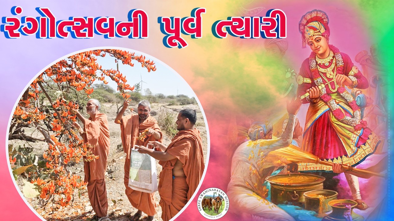 રંગોત્સવની પૂર્વ ત્યારી