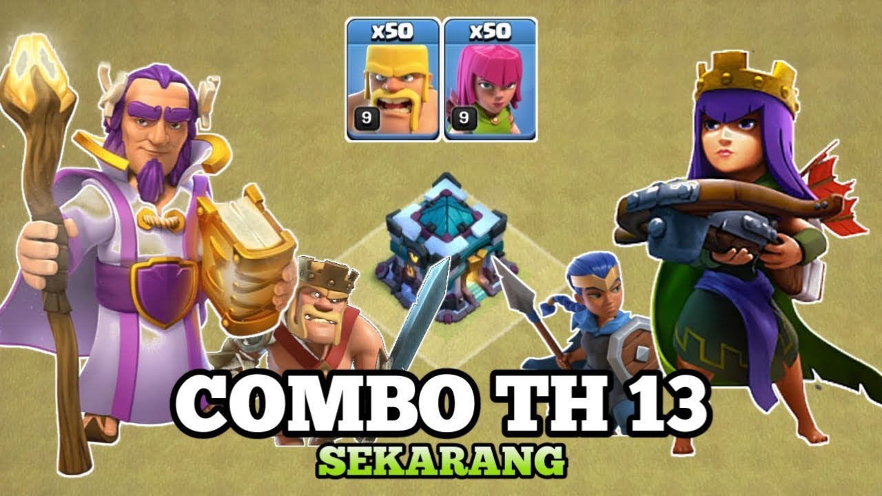 COMBO BARCHER TH 13 TERBARU! COC Indonesia YouTube