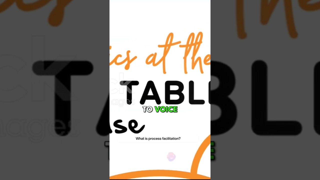 what is process facilitation