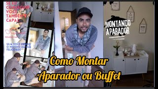 Como montar um Aparador sozinho( Eu montei sozinho meu aparador) oh Glória Terra #youtuber SalãoNovo