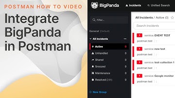 Integrate with BigPanda in Postman