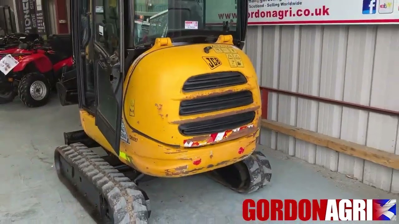 JCB 8018 CTS 1.6 ton Mini Excavator, 2009