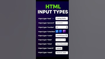 HTML Input Types Explained with Examples | Every HTML Input Type You Must Know! | Beginner to Pro