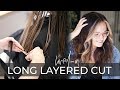 Long Layered Haircut Technique | How to Cut Lived-in Layers on Long Hair (easy tutorial!)