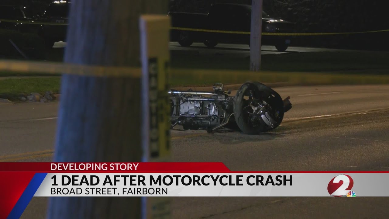1 dead following motorcycle crash - YouTube