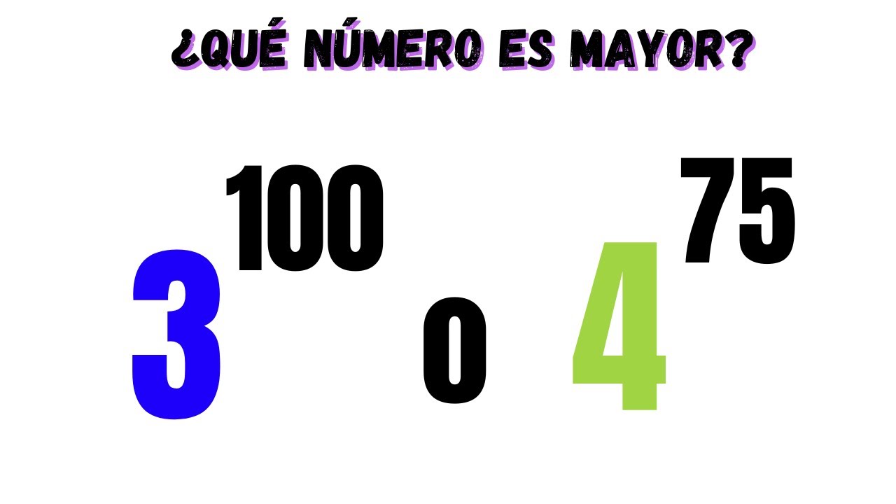 ¿Qué número es mayor?. Acertijos matemáticos. - YouTube