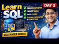SQL Day 2 | Create Database & Table + Data Types Explained 🔥 |