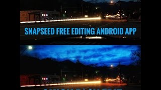 Pikes Peak, light painting edit with Snapseed screenshot 3