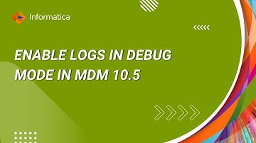 How to Enable Logs in DEBUG mode in MDM 10.5