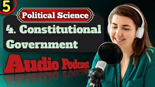 4 Constitutional Government Class 11 Political Science HSC Maharashtra Board