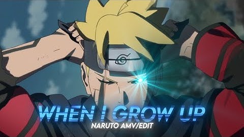 When I Grow Up - Naruto Xqndros Rotation [EDIT/AMV]! + Free Project File