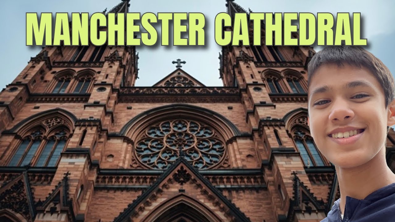 Manchester Cathedral, Manchester, UK | A Medieval Landmark In A Modern City | A Walking Tour 4K