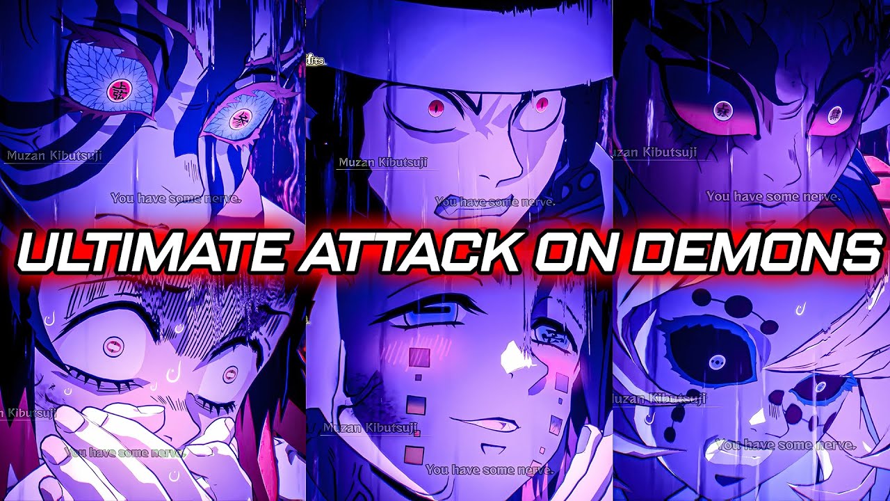 MUZAN Reaction Attacking All DEMONS & Special Interactions - Demon Slayer Hinokami Chronicles 2