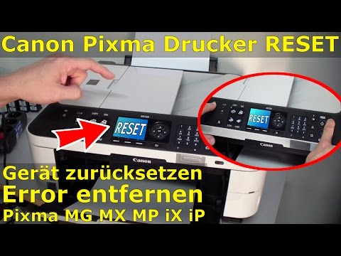 Video: So Setzen Sie Einen Chip Für Einen Canon-Drucker Zurück