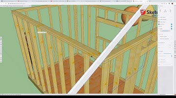 Sketchup Shed 9 - Fascia Rafters and Ridge Board