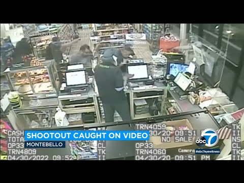 Wild shootout at SoCal 7-Eleven store caught on video | ABC7