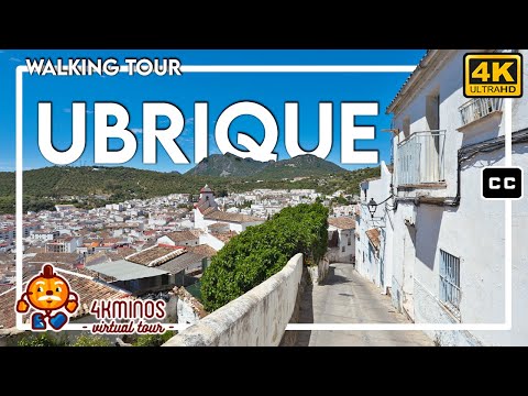 UBRIQUE | Cádiz | 4K UHD Walking Virtual Tour Spain 2023