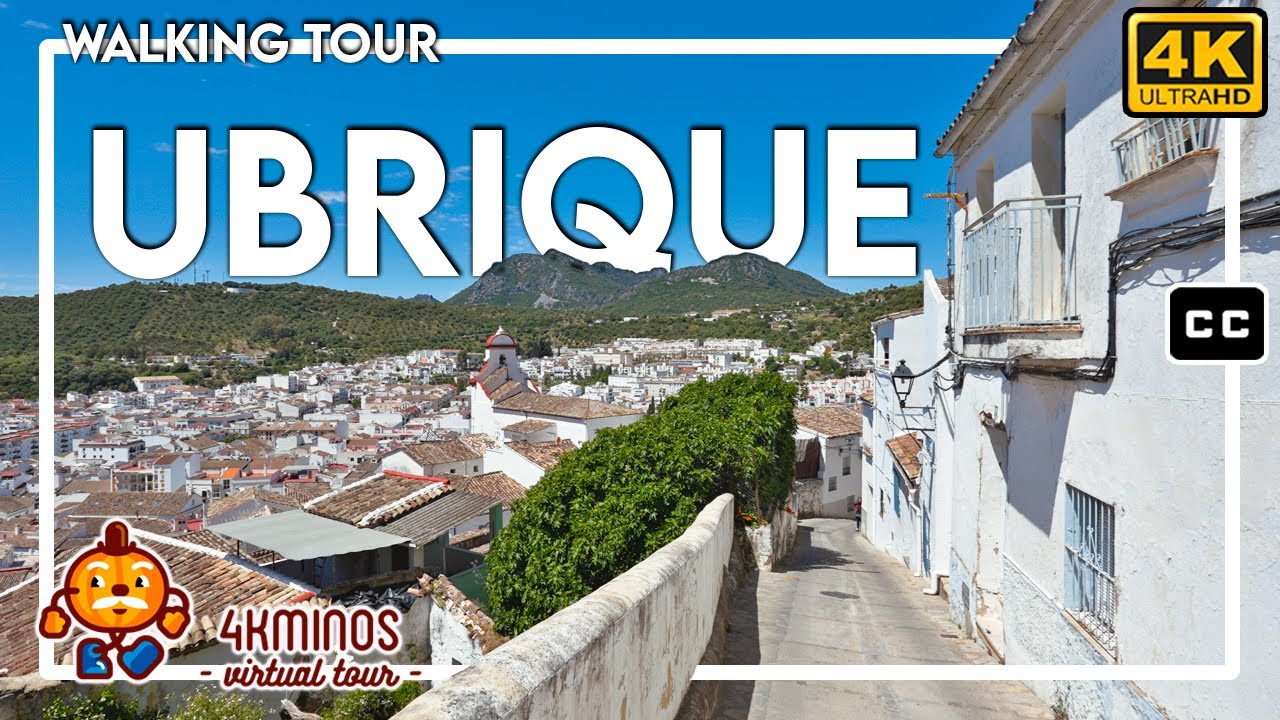 UBRIQUE | Cádiz | 4K UHD Walking Virtual Tour Spain 2023