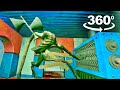 360 Video | What If You Destroy SIREN HEAD In The Shredder - Poppy Playtime Chapter 2