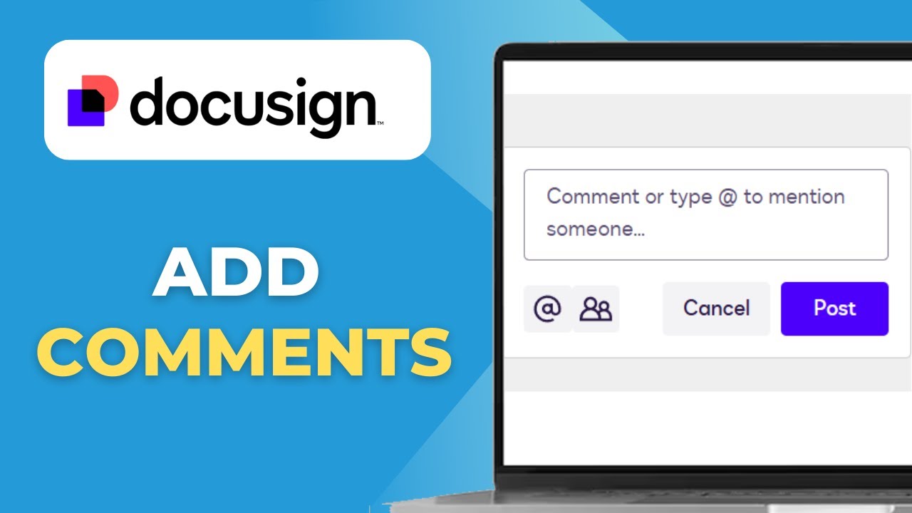 How to Add Comments in DocuSign VHA Full 2025 Guide - YouTube