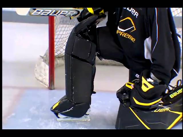 Nylon Zending Erfgenaam Bauer Supreme ONE100 Goal Pads - YouTube